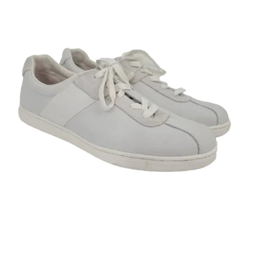 Vionic Mens Mott Lono Lace Up White Orthotic Arch Support Sneakers Size 8.5
